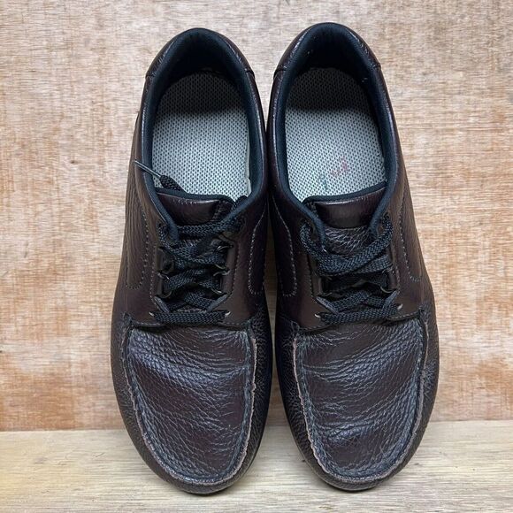 SAS Bout Time Pebbled Brown Cordovan Lace Up Orthopedic Shoes Men Size 11.5 M‎ - Picture 5 of 8
